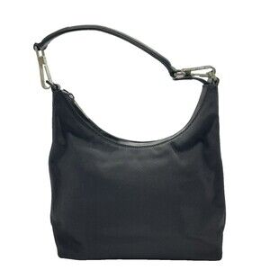 GUCCI Black Nylon Hand Bag Shoulder Bag – Made in Italy/44